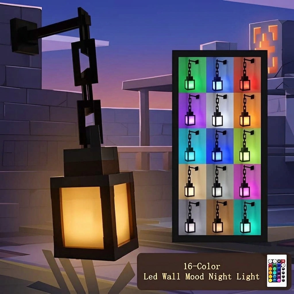 Lámpara Farol LED Decorativa RGB 16 Colores – Recargable USB