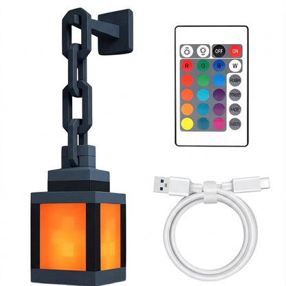Lámpara Farol LED Decorativa RGB 16 Colores – Recargable USB