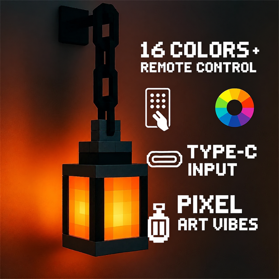 Lámpara Farol LED Decorativa RGB 16 Colores – Recargable USB